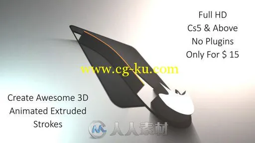 三维挤出Logo演绎动画AE模板 Videohive Advance 3D Extrudes II Animated Stroke L...的图片1