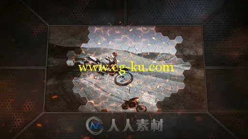 钢铁冲击展示动画AE模板 Videohive Steel Impact 6635122的图片1