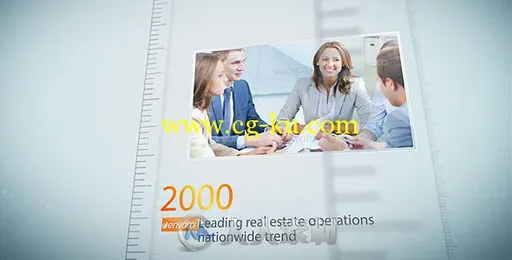 公司企业发展历程时间线动画AE模板 Videohive Corporate Timeline 6292920的图片1