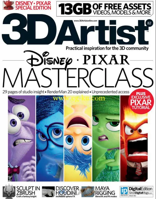 3D艺术家书籍杂志第82期 3D Artist Issue 82 2015的图片1