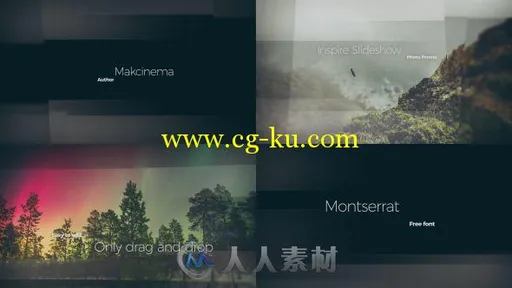 现代唯美展示动画AE模板 Videohive Modern Slideshow Elegant Promo 11896122的图片1