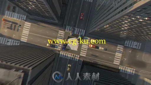 天空缩放地面Logo演绎动画AE模板 Videohive Zoom From Sky 7602621的图片1