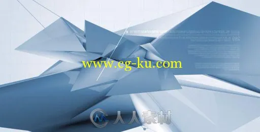 超级变化图形Logo演绎动画AE模板 Videohive Poly Noise Logo 8737613的图片1