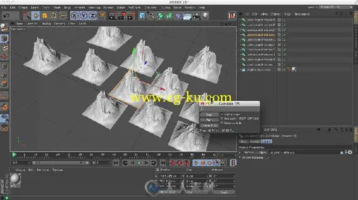 Cinema 4d R16高效工作技巧视频教程 3d Fluff Cinema 4d R16 High Speed的图片1