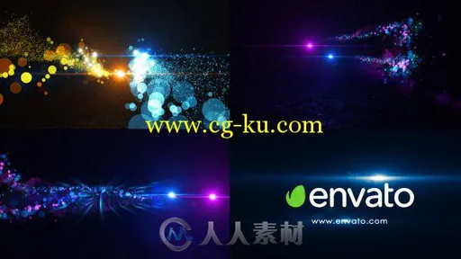 优雅粒子Logo演绎动画AE模板 Videohive Elegant Particle Logo 12325284的图片1