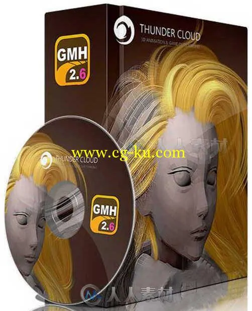 GMH头发风格化Maya工具V2.6版 GMH 2.6 For MAYA Geo Maya Hair Script的图片1