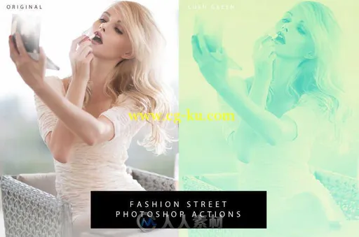 时尚潮流调色特效PS动作 Creativemarket Fashion Street Actions for Photoshop 33...的图片1