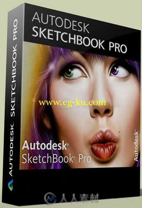 SketchBook欧特克数字绘画设计软件V7.2.1版 Autodesk SketchBook Pro 7.2.1 Multil...的图片1