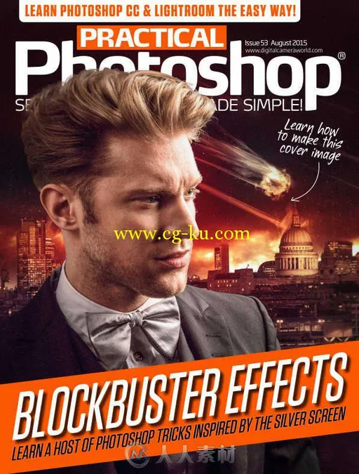 Photoshop技术指南杂志2015年8月刊 Practical Photoshop August 2015的图片1