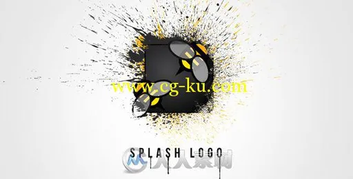 坠落墨迹Logo演绎动画AE模板 Videohive Splash Logo 4482820的图片1