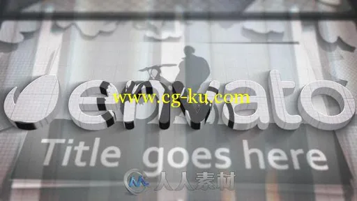 反转背景Logo演绎动画AE模板 Videohive Stylized Logo Reveal 10268046的图片1