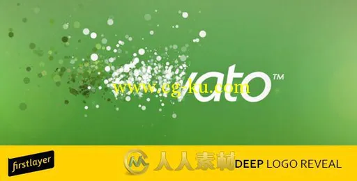 唯美粒子渐现Logo演绎动画AE模板 Videohive Deep Logo Reveal 5830390的图片1