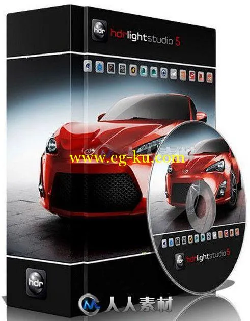 HDR Light Studio高动态范围3D渲染软件V5.2.1版 Lightmap HDR Light Studio 5.2.1 ...的图片1