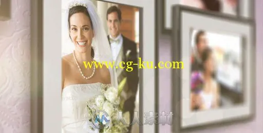 精美墙上照片相册动画AE模板 Videohive Pictures On The Wall 4063925的图片1