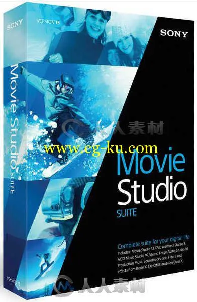 Sony Movie Studio Platinum专业高清视频影像剪辑软件V13.0.955版的图片1