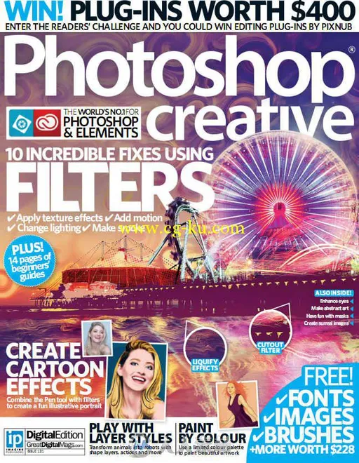 Photoshop创意杂志2015年第131期 Photoshop Creative Issue 131 2015的图片1