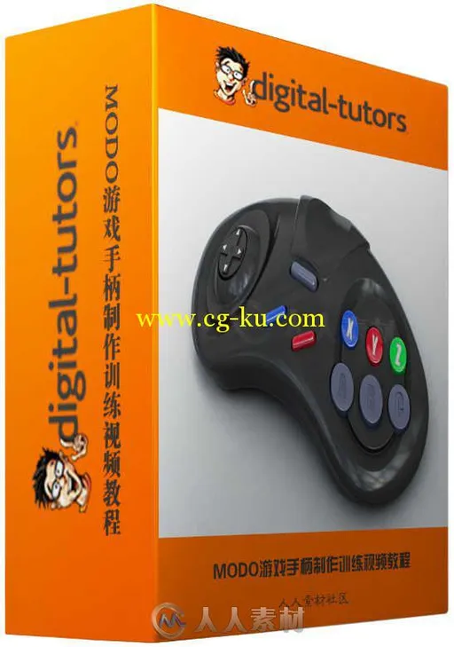 MODO游戏手柄制作训练视频教程 Digital-Tutors MeshFusion Workflows in MODO的图片1