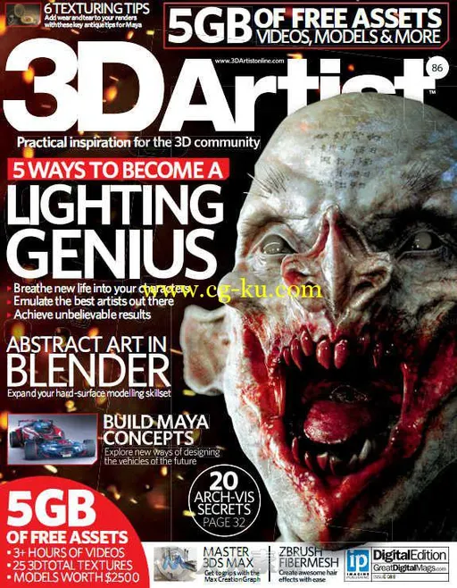 3D艺术家书籍杂志第86期 3D Artist Issue 86 2015的图片2