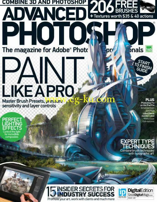 Photoshop高端杂志2015年总第140期 Advanced Photoshop Issue 140 2015的图片2