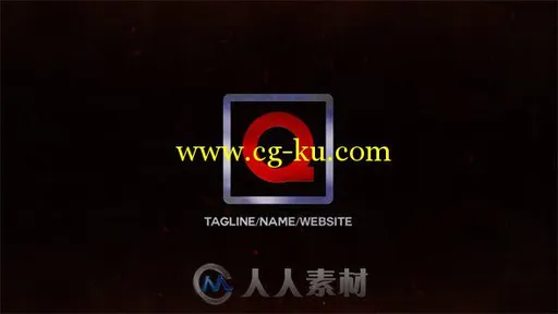 粒子火焰Logo演绎动画AE模板 Videohive Flame Logo 12843211的图片1