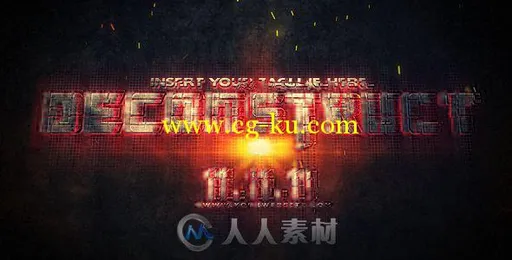 震撼解构Logo演绎动画AE模板 Videohive Deconstruct 244102的图片1