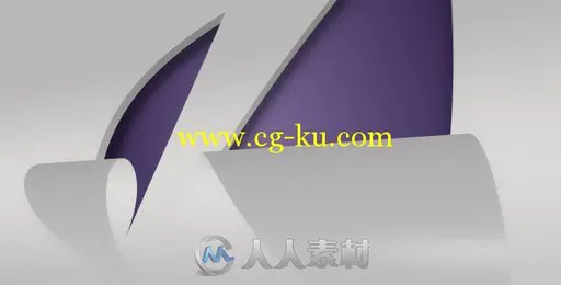 剥皮撕卷Logo演绎动画AE模板 Videohive Peel It Logo Reveal 2641987的图片1