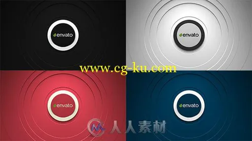 清新声音Logo演绎动画AE模板 Videohive Clean Sound Logo Reveal 11842362的图片1