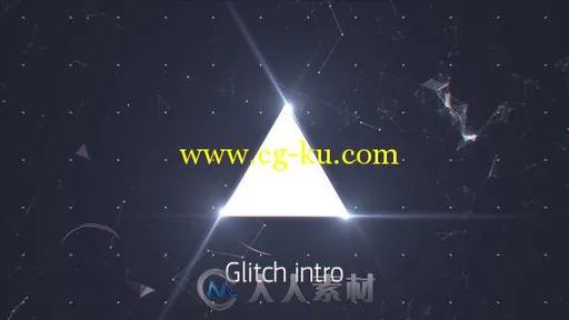 时尚科技感展示动画AE模板 Videohive Glitch Intro 13134035的图片1