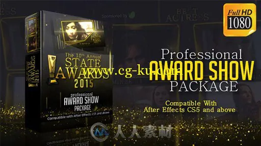 颁奖盛典电视包装AE模板 Videohive Awards Show Pack 13256511的图片1