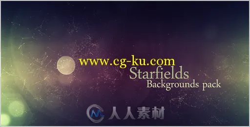 美妙星空高清背景视频素材合辑 Videohive Starfields Backgrounds Pack 3174080 Mo...的图片1