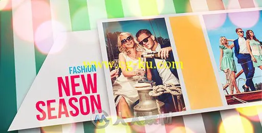 时尚季节展示动画AE模板 Videohive Fashion New Season 12315045的图片1