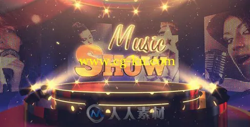 音乐舞台演出包装动画AE模板 Videohive Music Show 9059456的图片1