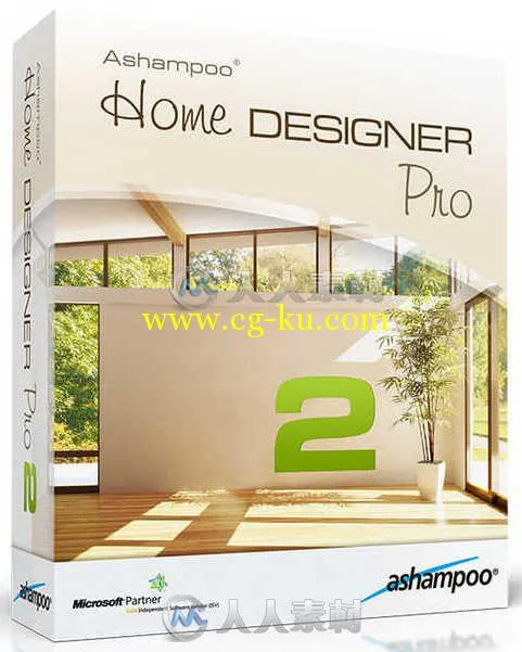 Home Designer家装设计软件2v2.0.0版 Ashampoo Home Designer Pro 2 v2.0.0 Multil...的图片1