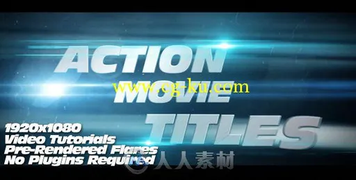 震撼动作电影片头动画AE模板 Videohive Action Movie Titles 1934661的图片1