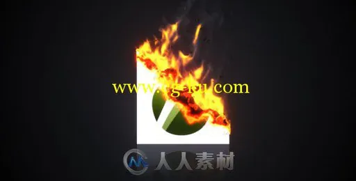 燃烧灰烬Logo演绎动画AE模板 Videohive Burning Paper Logo 1925502的图片1