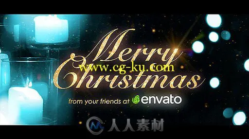 魔法圣诞祝福动画AE模板 Videohive Magic Christmas Greetings 13511705的图片1