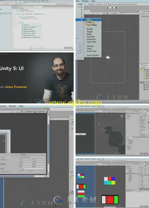 Unity 5游戏UI用户界面制作视频教程 Unity 5 UI的图片1