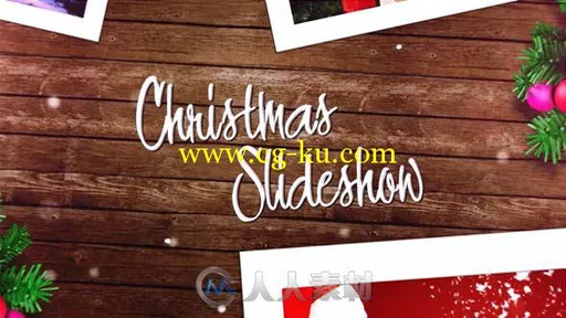 圣诞节家庭相册动画AE模板 Videohive Christmas Slideshow 13523182的图片1