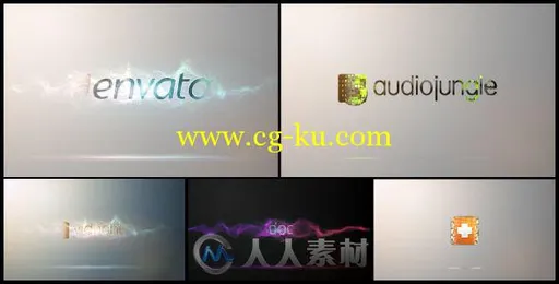 粒子撞击Logo演绎动画AE模板 Videohive Particle Hit Reveal 5377609的图片1