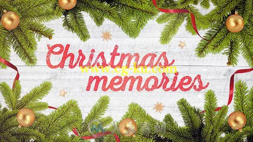 圣诞回忆相册动画AE模板 Videohive Christmas Memories 13582860的图片1