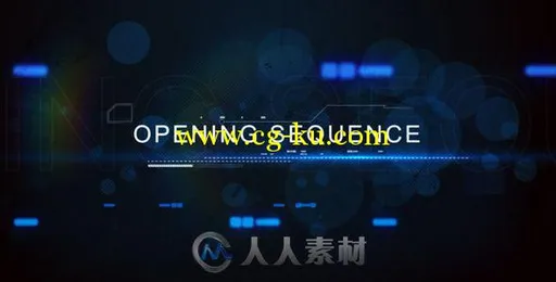 数字化标题动画AE模板 Videohive Digital Techno Opening Title 7228702的图片1