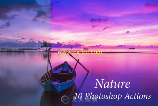 自然风光超级调色特效PS动作 Creativemarket Nature Ps Actions 452956的图片1