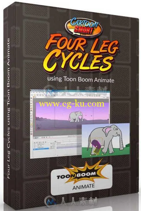 Toon Boon Animate步行运动动画技术视频教程 CartoonSmart Walk Cycles的图片1