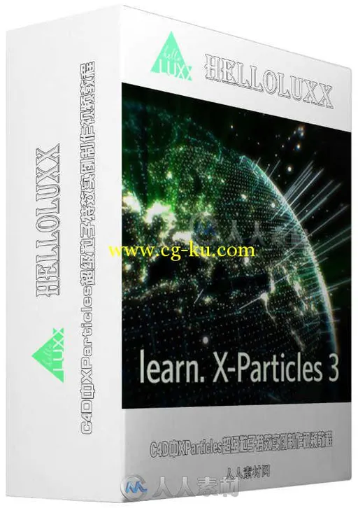 C4D中XParticles超级粒子特效实例制作视频教程 Helloluxx learn X Particles 3 fro...的图片1