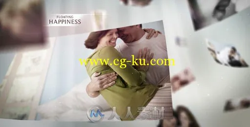 幸福洋溢相册动画AE模板 Videohive Floating Happiness 2551342的图片1