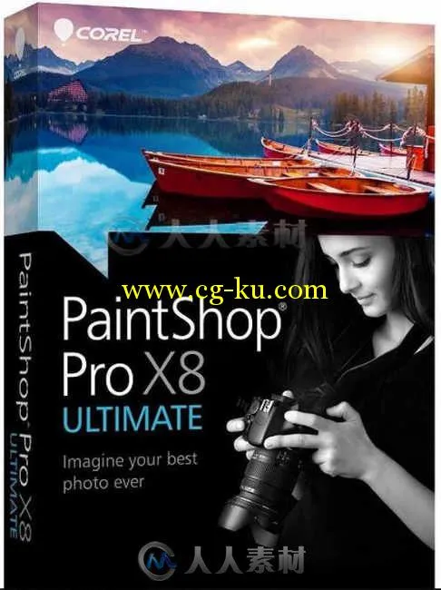 PaintShop专业相片编辑软件X8V18.1.0.67版 Corel PaintShop Pro X8 Ultimate 18.1....的图片1