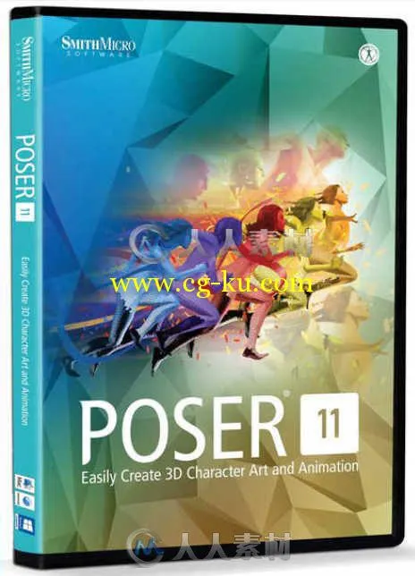 Poser人物造型设计软件V11.0.1.31230版+资料包 Smith Micro Poser Pro v11.0.1.312...的图片1