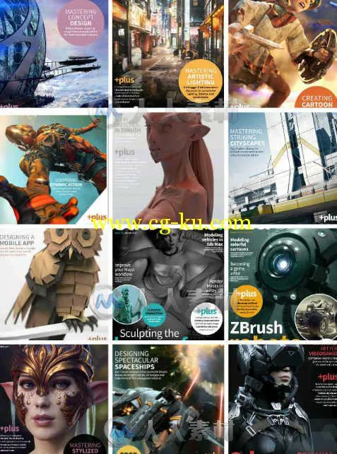 3D创意CG杂志2015年合辑 3DCreative 2015 Full Year Collection的图片1