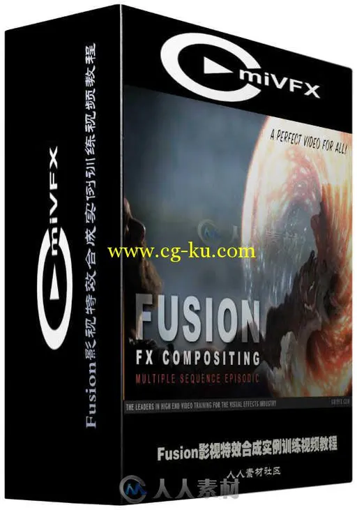 Fusion影视特效合成实例训练视频教程 cmiVFX Fusion FX Compositing的图片1