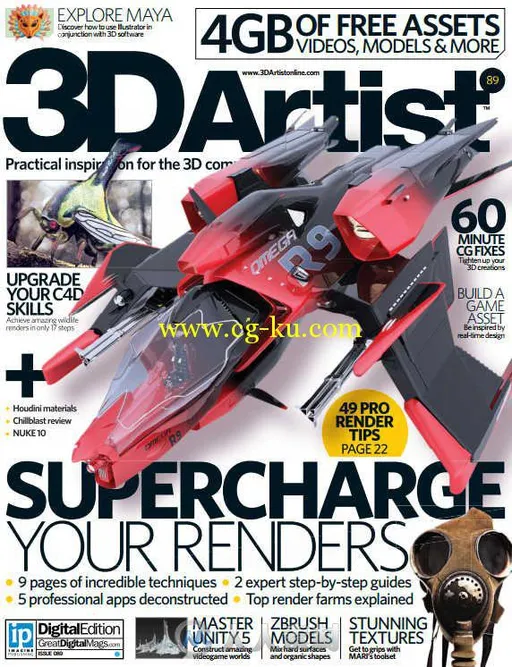 3D艺术家书籍杂志第89期 3D Artist Issue 89 2016的图片1
